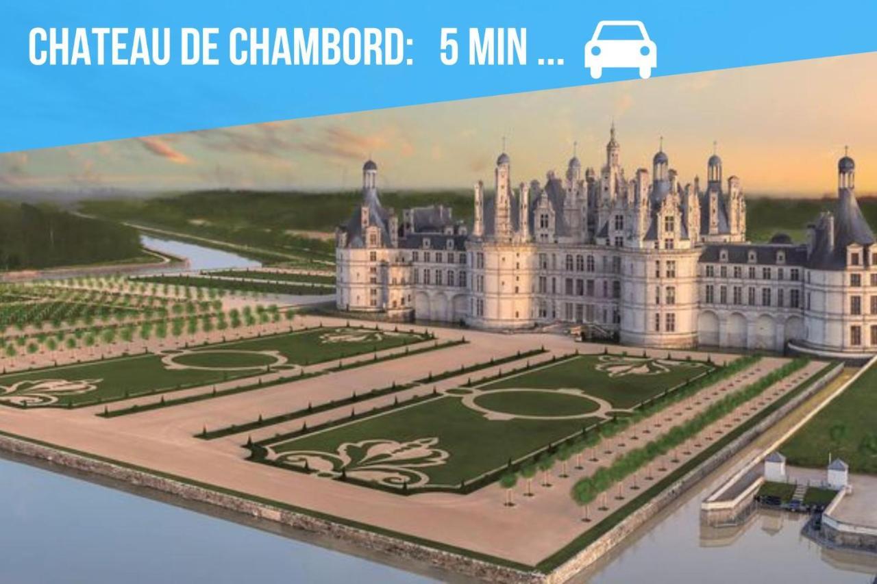 Caporizon-Le Coffre Fort-Le Clos De Chambord Villa Saint-Claude-de-Diray Exterior photo